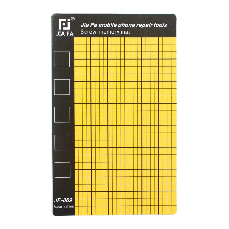 Tappetino universale per viti magnetiche JF-869 per la riparazione del telefono, dimensioni: 14,5x9 cm, JF-869 Tappetino universale per viti magnetiche JF-869 per la riparazione del telefono, dimensioni: 14,5x9 cm, JF-869